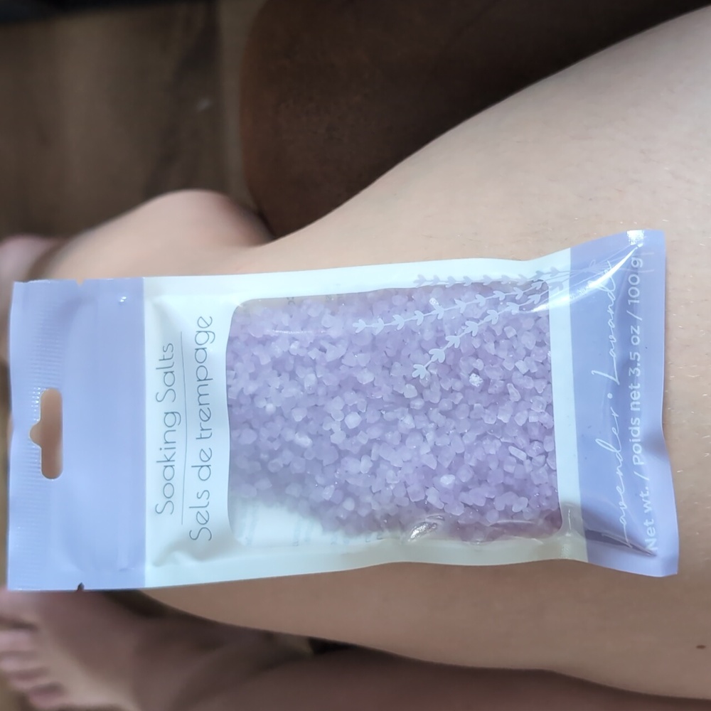 Lavender soaking salts